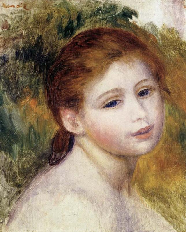 Pierre Renoir Head of a Woman Germany oil painting art